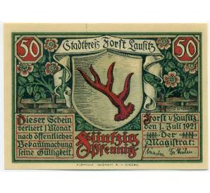 50 пфеннигов 1921 года Германия — Форст / Лужица (Нотгельд)