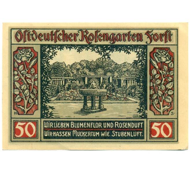 Банкнота 50 пфеннигов 1921 года Германия — Форст / Лужица (Нотгельд) (Артикул: K10-11746) — Фото №1