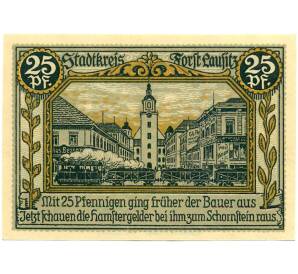 25 пфеннигов 1921 года Германия — Форст / Лужица (Нотгельд)