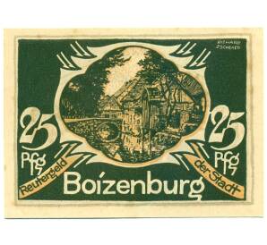 25 пфеннигов 1922 года Германия — Бойценбург (Нотгельд) — Фото №1