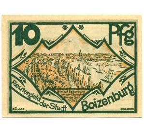 10 пфеннигов 1922 года Германия — Бойценбург (Нотгельд)