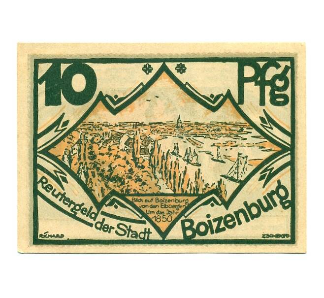 Банкнота 10 пфеннигов 1922 года Германия — Бойценбург (Нотгельд) (Артикул: K10-11762) — Фото №1