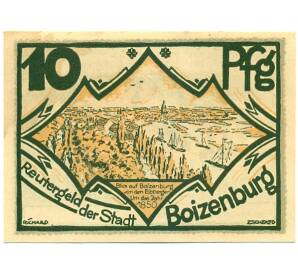 10 пфеннигов 1922 года Германия — Бойценбург (Нотгельд)