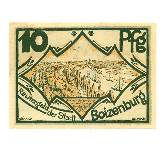 Банкнота 10 пфеннигов 1922 года Германия — Бойценбург (Нотгельд) (Артикул: K10-11764) — Фото №1