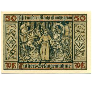 50 пфеннигов 1921 года Германия — город Эйзенах (Нотгельд)