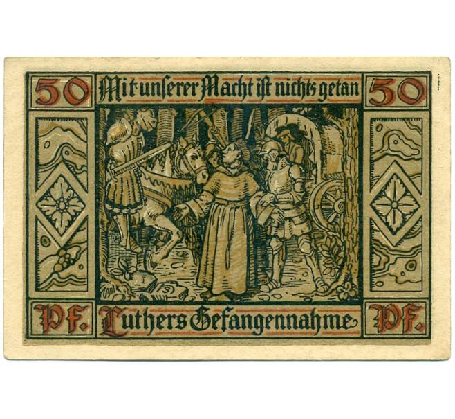 Банкнота 50 пфеннигов 1921 года Германия — город Эйзенах (Нотгельд) (Артикул: K10-11780) — Фото №2