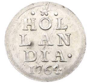 1 стювер 1764 года Голландская республика — провинция Голландия — Фото №1