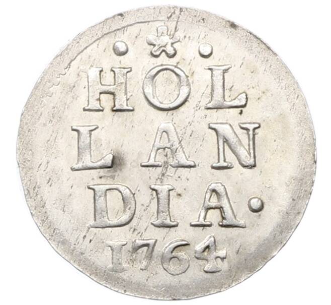 Монета 1 стювер 1764 года Голландская республика — провинция Голландия (Артикул: K10-11811) — Фото №1