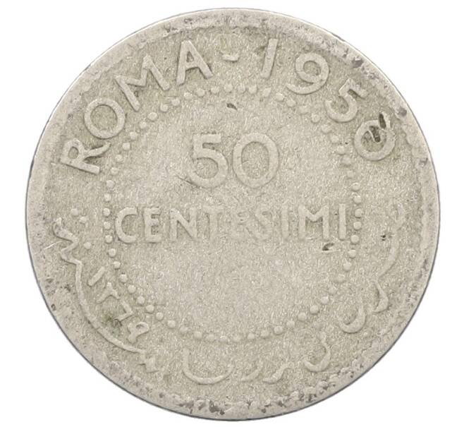 Монета 50 чентезимо 1950 года Сомали (Артикул: K10-11813) — Фото №1