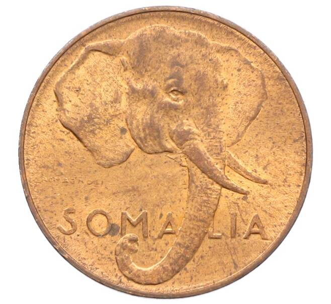 Монета 1 чентезимо 1950 года Сомали (Артикул: K10-11817) — Фото №2