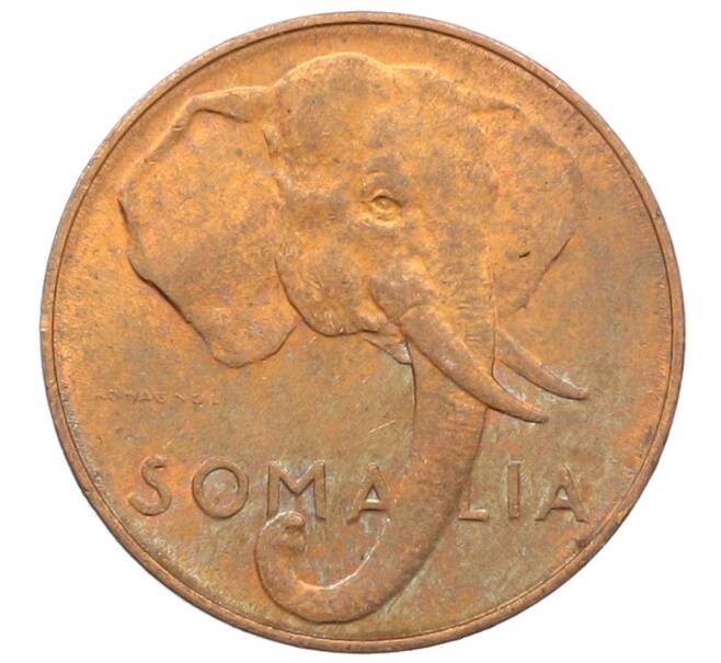 Монета 1 чентезимо 1950 года Сомали (Артикул: K10-11821) — Фото №2
