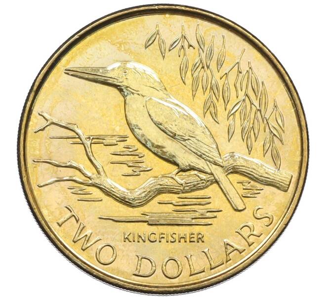 Монета 2 доллара 1993 года Новая Зеландия «Священная альциона» (Артикул: K10-11822) — Фото №1