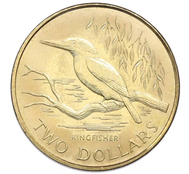 Монета 2 доллара 1993 года Новая Зеландия «Священная альциона» (Артикул: K10-11823) — Фото №1