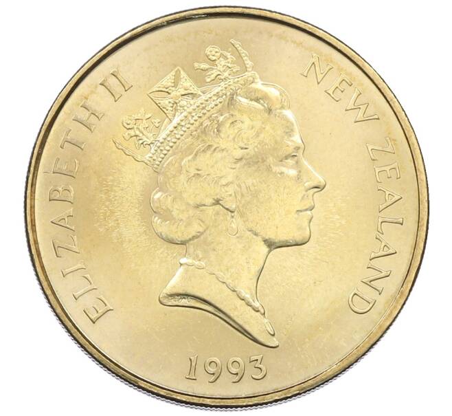 Монета 2 доллара 1993 года Новая Зеландия «Священная альциона» (Артикул: K10-11823) — Фото №2