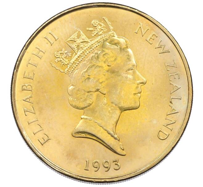 Монета 2 доллара 1993 года Новая Зеландия «Священная альциона» (Артикул: K10-11824) — Фото №2