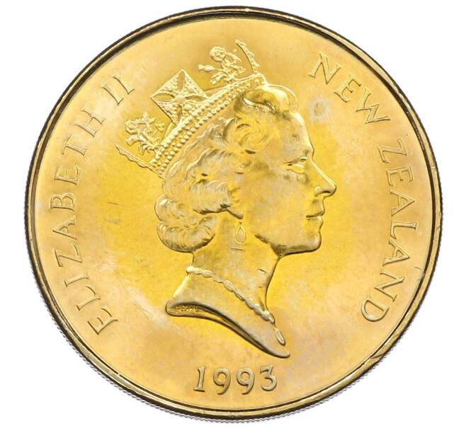 Монета 2 доллара 1993 года Новая Зеландия «Священная альциона» (Артикул: K10-11825) — Фото №2