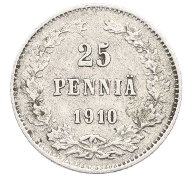 Монета 25 пенни 1910 года Русская Финляндия (Артикул: K10-11835) — Фото №1