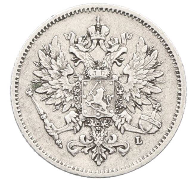 Монета 25 пенни 1910 года Русская Финляндия (Артикул: K10-11835) — Фото №2