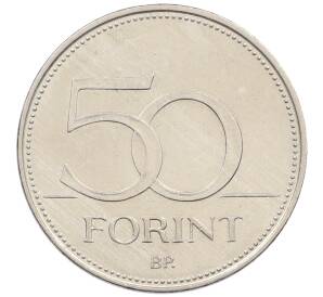 50 форинтов 2007 года Венгрия «50 лет подписанию Римского договора» — Фото №2