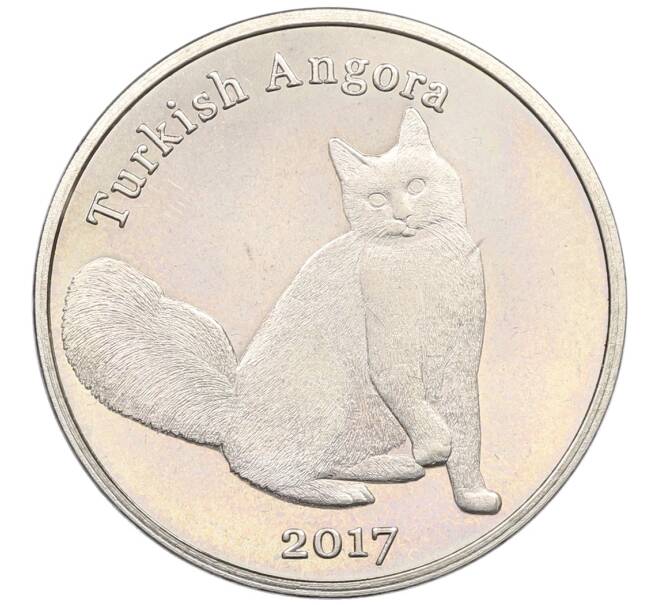 1 фунт 2017 года Остров Строма «Породы — Турецкая ангора» (Артикул: T11-34873) — Фото №1