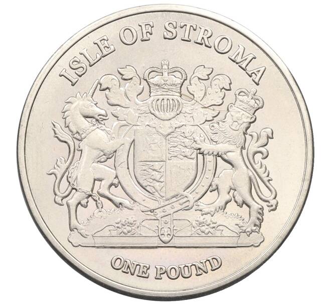 1 фунт 2017 года Остров Строма «Породы — Турецкая ангора» (Артикул: T11-34873) — Фото №2