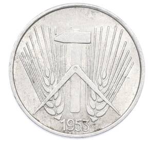 1 пфенниг 1953 года A Восточная Германия (ГДР) — Фото №1
