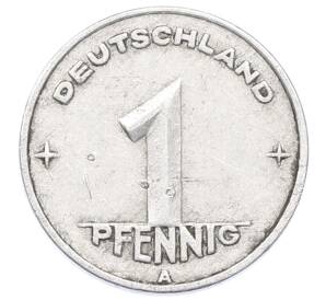 1 пфенниг 1949 года A Восточная Германия (ГДР) — Фото №2