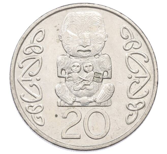 Монета 20 центов 1990 года Новая Зеландия (Артикул: K12-76079) — Фото №1