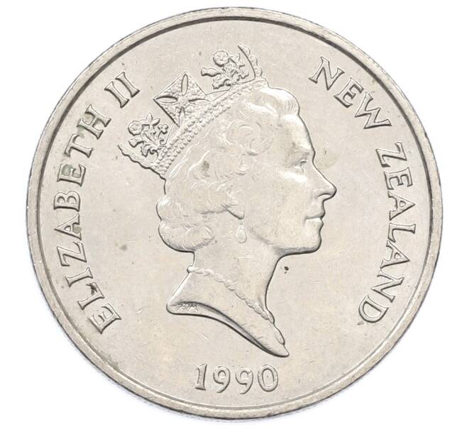 Монета 20 центов 1990 года Новая Зеландия (Артикул: K12-76079) — Фото №2