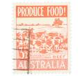 Почтовая марка 3.5 пенни 1953 года Австралия «Пищевая промышленность — Коровы» (Артикул: T11-34788) — Фото №1