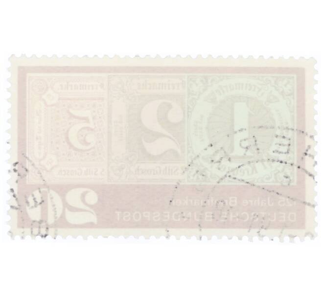 Почтовая марка 20 пфеннигов 1965 года Западная Германия (ФРГ) «125 лет почтовым маркам» (Артикул: T11-34793) — Фото №2