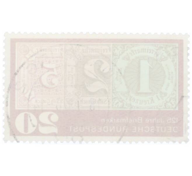 Почтовая марка 20 пфеннигов 1965 года Западная Германия (ФРГ) «125 лет почтовым маркам» (Артикул: T11-34794) — Фото №2