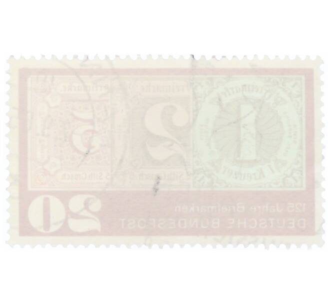 Почтовая марка 20 пфеннигов 1965 года Западная Германия (ФРГ) «125 лет почтовым маркам» (Артикул: T11-34795) — Фото №2