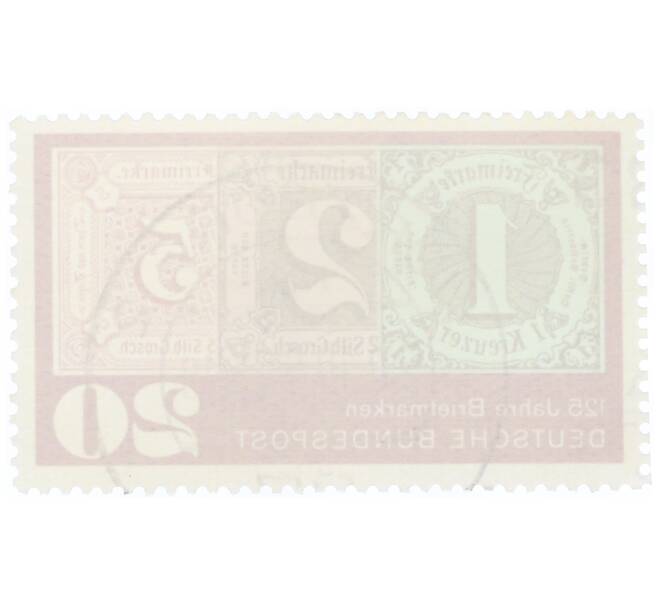 Почтовая марка 20 пфеннигов 1965 года Западная Германия (ФРГ) «125 лет почтовым маркам» (Артикул: T11-34797) — Фото №2