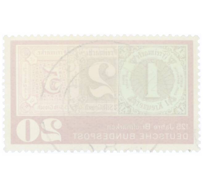 Почтовая марка 20 пфеннигов 1965 года Западная Германия (ФРГ) «125 лет почтовым маркам» (Артикул: T11-34800) — Фото №2