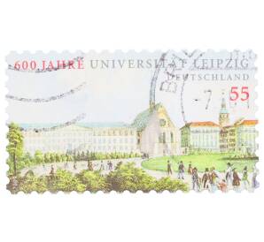 Почтовая марка 55 евроцентов 2009 года Германия «600-летие Лейпцигского университета» — Фото №1