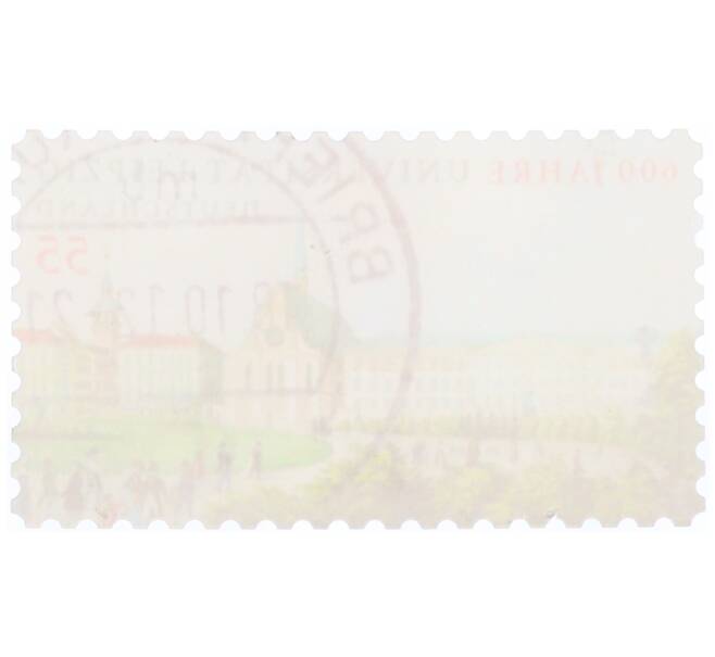 Почтовая марка 55 евроцентов 2009 года Германия «600-летие Лейпцигского университета» (Артикул: T11-34823) — Фото №2