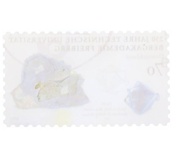 Почтовая марка 70 евроцентов 2015 года Германия «250 лет Техническому университету Фрайбергской горной академии» (Артикул: T11-34824) — Фото №2