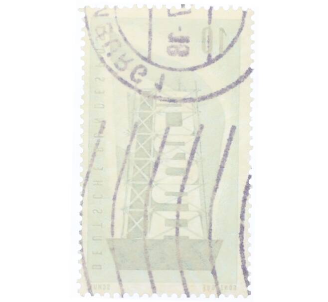 Почтовая марка 10 пфеннигов 1956 года Западная Германия (ФРГ) «Европейская конференция администраций почтовых служб и служб связи CEPT — Восстанавление Европы» (Артикул: T11-34840) — Фото №2