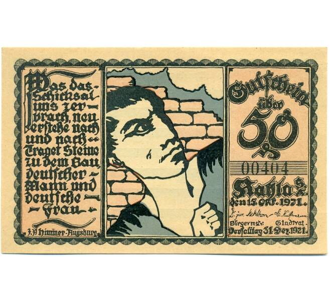 Банкнота 50 пфеннигов 1921 года Германия — Кала (Нотгельд) (Артикул: K10-11847) — Фото №1