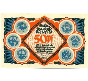 50 пфеннигов 1921 года Германия — Билефельд (Нотгельд)