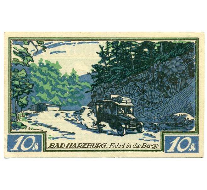 Банкнота 10 пфеннигов 1921 года Германия — Брауншвейг (Нотгельд) (Артикул: K10-11883) — Фото №2