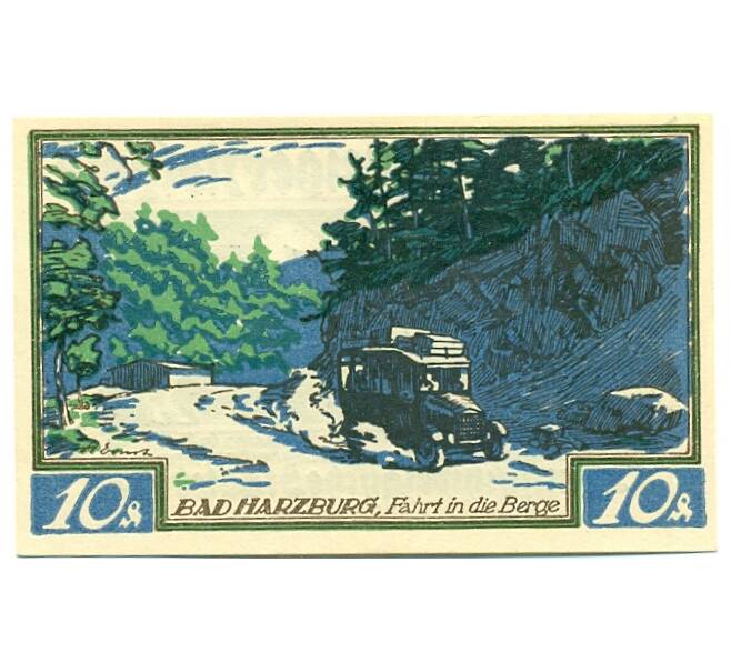 Банкнота 10 пфеннигов 1921 года Германия — Брауншвейг (Нотгельд) (Артикул: K10-11884) — Фото №2