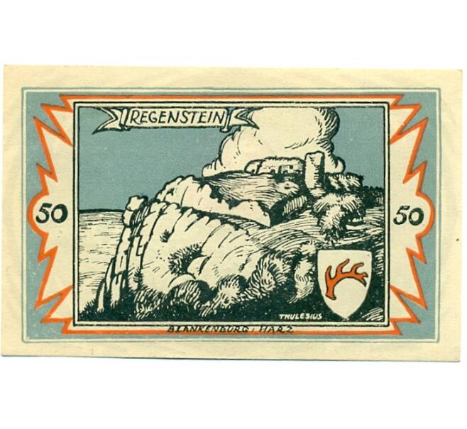 Банкнота 50 пфеннигов 1921 года Германия — Брауншвейг (Нотгельд) (Артикул: K10-11887) — Фото №2