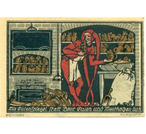 1 марка 1921 года Германия — Кнайтлинген (Нотгельд)