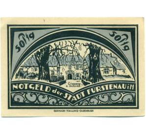 50 пфеннигов 1921 года Германия — Фюрстенау (Нотгельд) — Фото №1