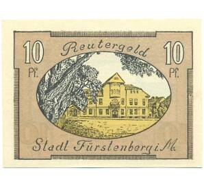 10 пфеннигов 1922 года Германия — Фюрстенберг (Нотгельд) — Фото №1