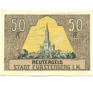 50 пфеннигов 1922 года Германия — Фюрстенберг (Нотгельд) — Фото №2