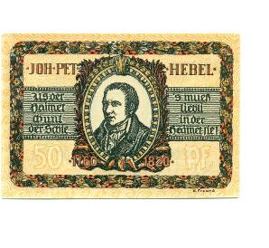 50 пфеннигов 1921 года Германия — Леррах (Нотгельд)