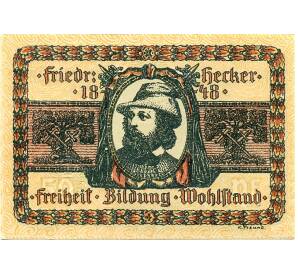 50 пфеннигов 1921 года Германия — Леррах (Нотгельд)